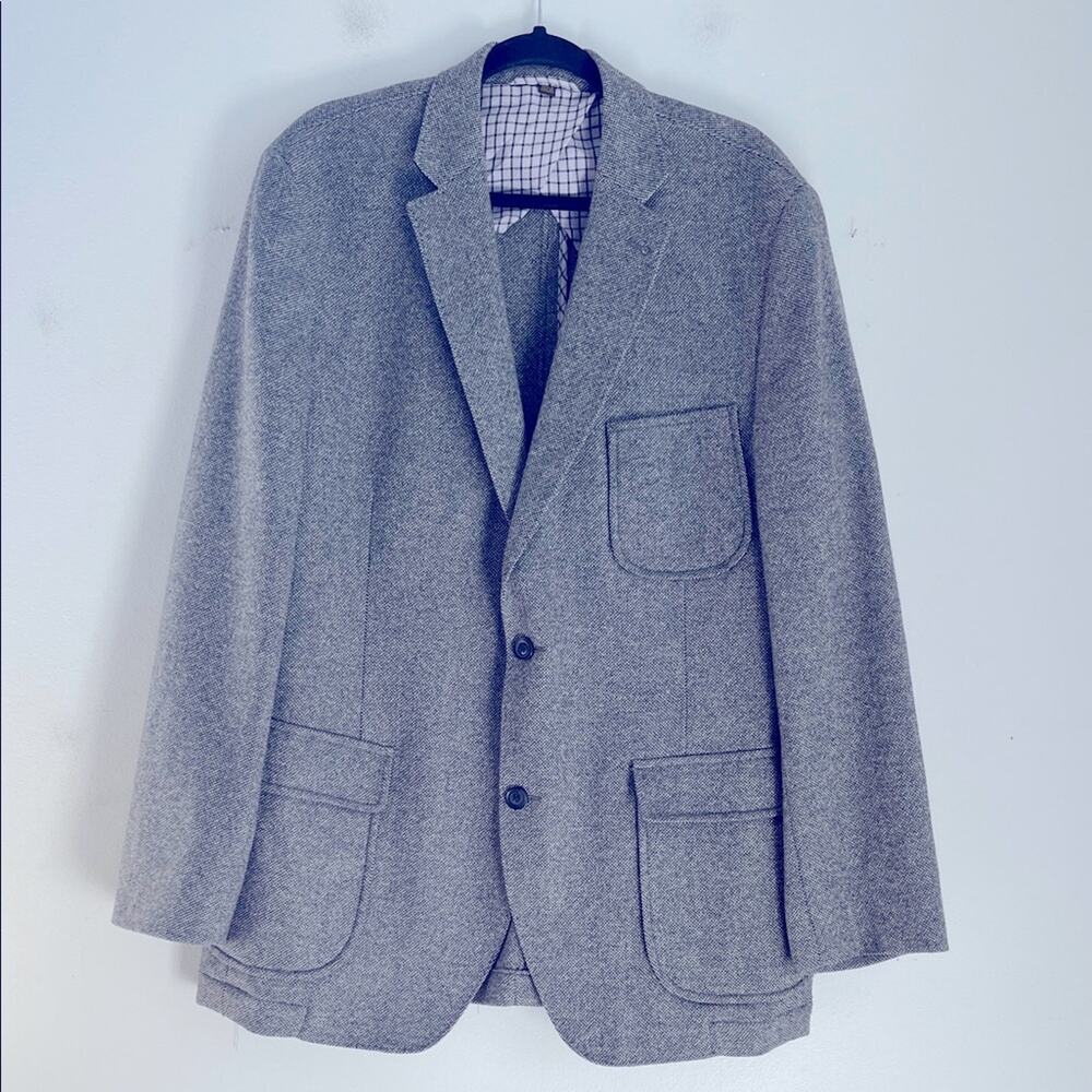 Kroon Harrison wool cashmere lightly lined two button two vent sport coat blazer